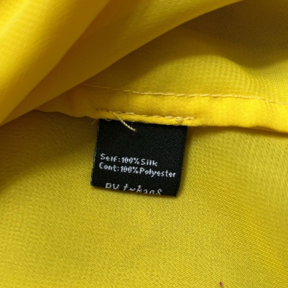 T-bags Los Angeles 100% silk lightweight summer dress balloon hem size small - Picture 6 of 8